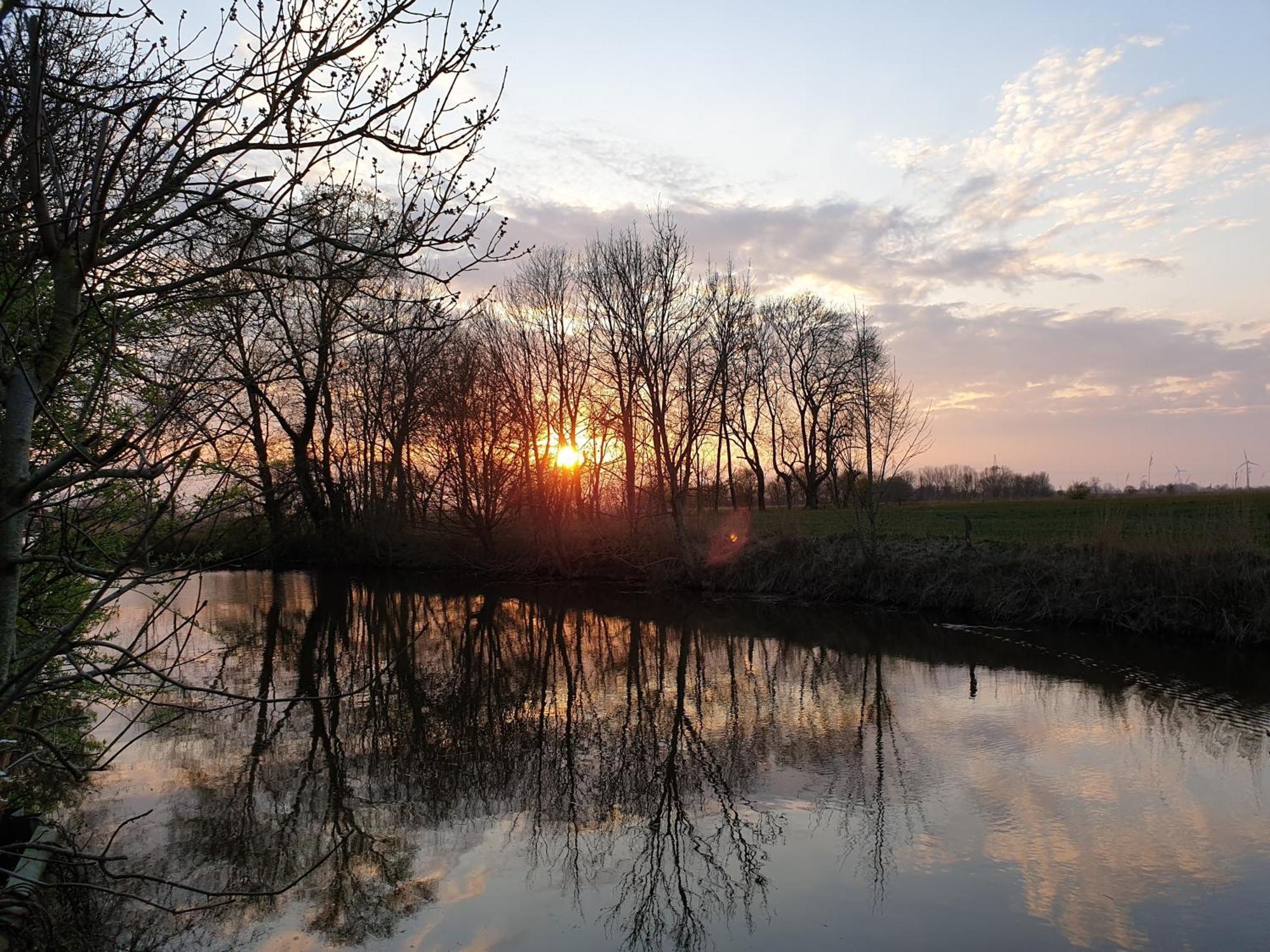 Вілла Haus "Am Kanal" Круммгерн Екстер'єр фото
